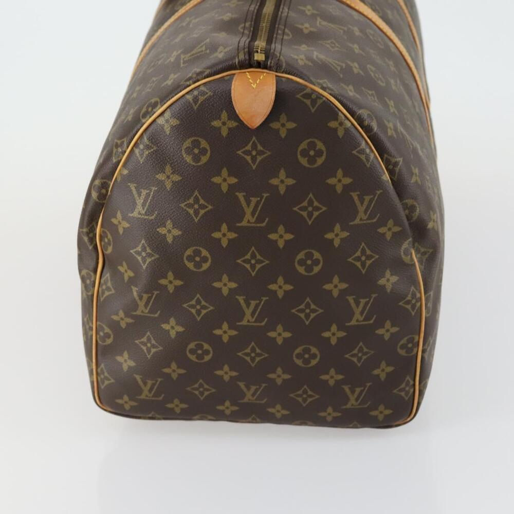 LOUIS VUITTON Monogram Keepall 55 Boston Bag M41424 LV Auth 156198 - Picture 3 of 16